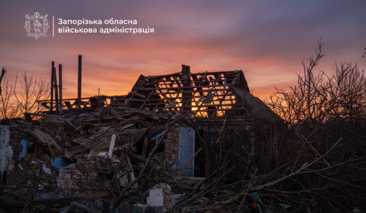 Руйнування в Запоріжжі після обстрілу