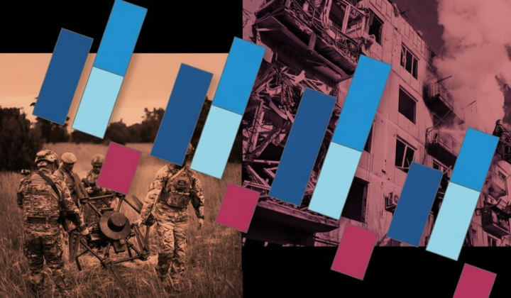 Chart showing Ukraine's debt levels