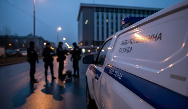 Explosion near residential building in Kharkiv