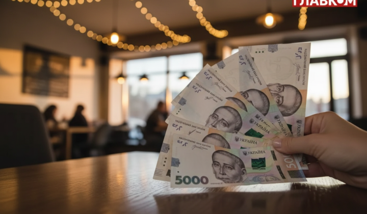Child holding banknotes