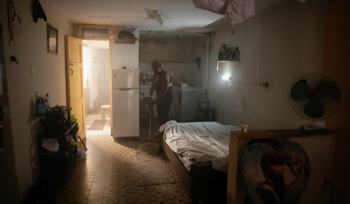 Blackout in Cuba, power outage
