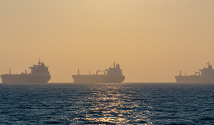 Image of closed Ormuz Strait after strikes on Iran