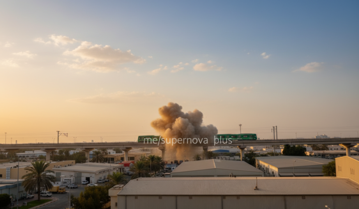 Drones attacking airport during war