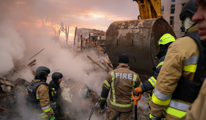 Child's body found under debris in Kharkiv