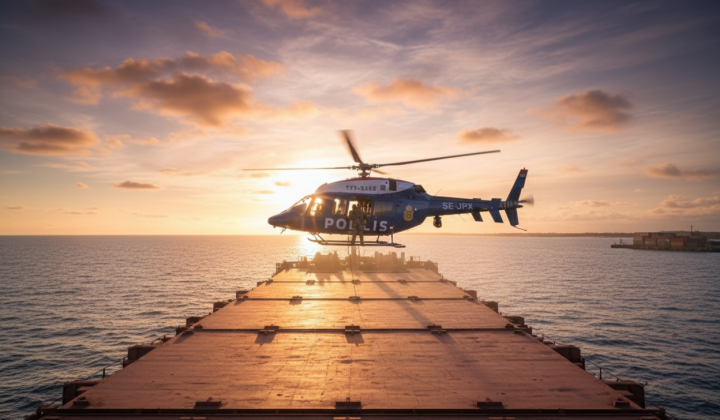The Caffa vessel detained in Sweden