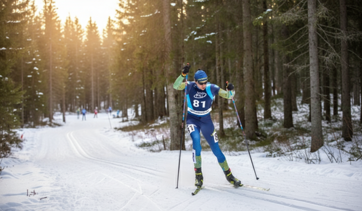 Ukrainian biathletes on the podium
