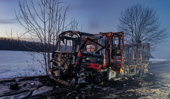 Attack on fire truck in Kharkiv region