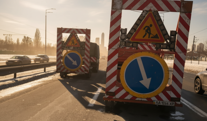 Traffic restrictions in Kyiv: new routes
