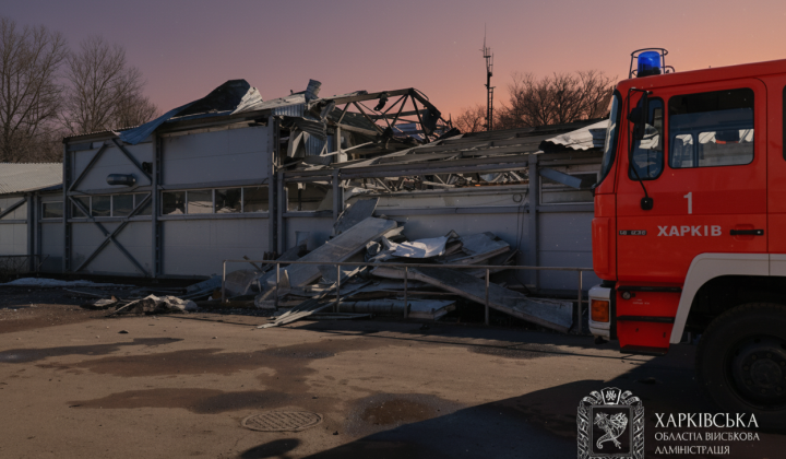 Russia's drone attack on Kharkiv
