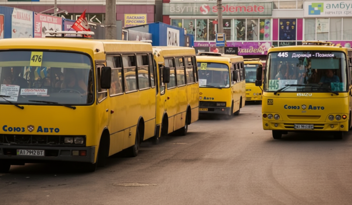 Fare of 20 hryvnias on minibus route