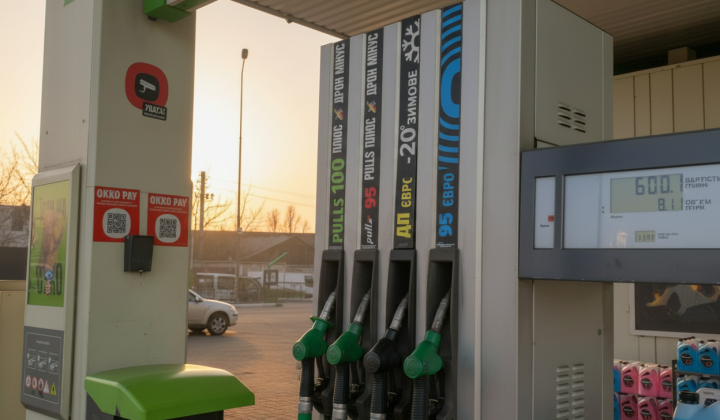Gasoline prices with cashback in Ukraine