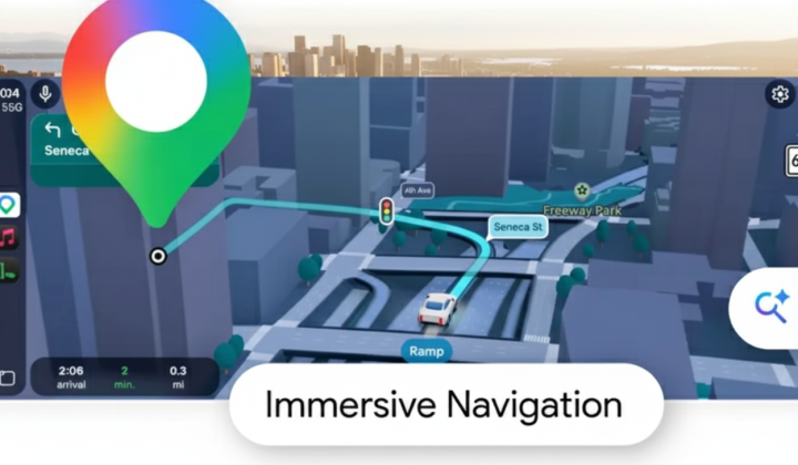 Google Maps image with new update