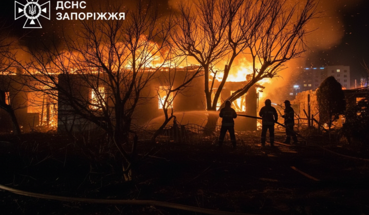 Drone attack on Zaporizhzhia