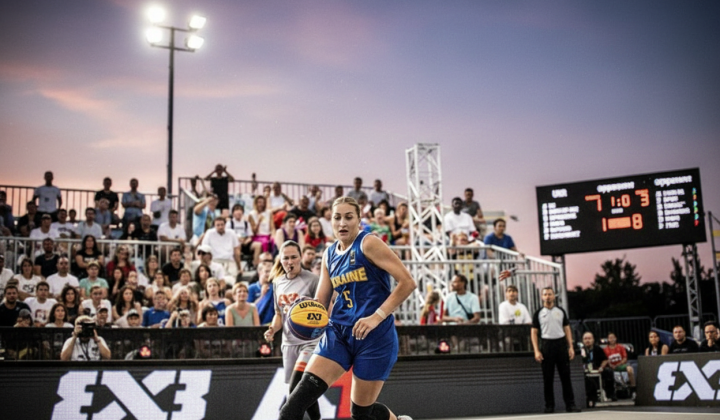 Ukraine's women's 3x3 basketball team