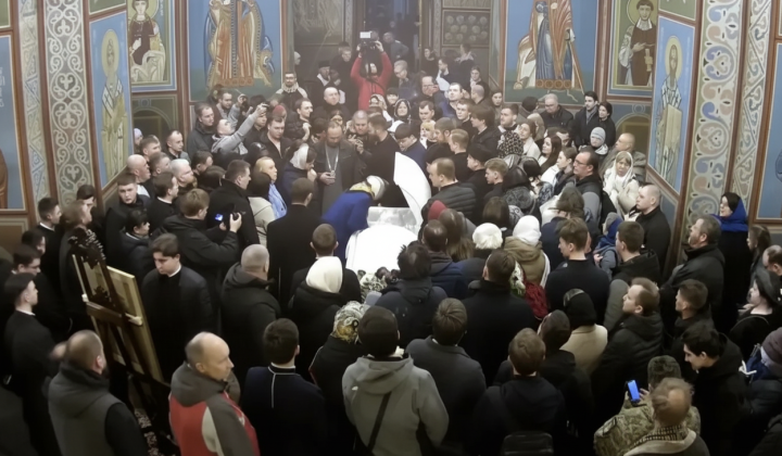 Funeral of Patriarch Filaret in St. Volodymyr's Cathedral