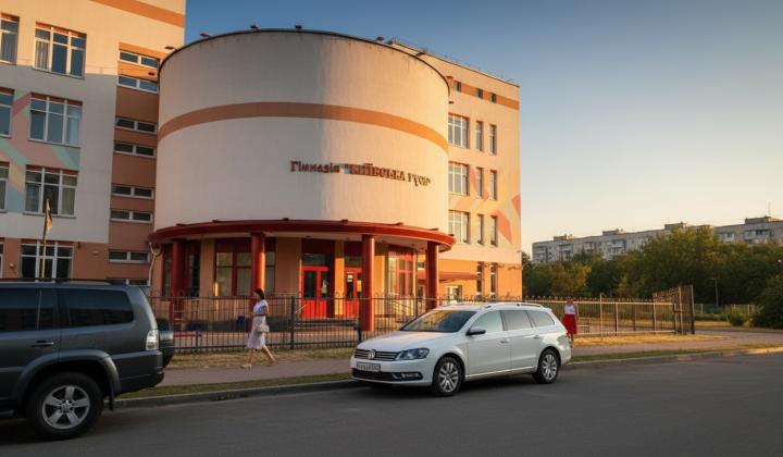 Kyiv gymnasium - emergency situation threat