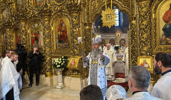 Patriarch Filaret in Volodymyrsky Cathedral
