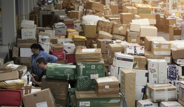 VAT on international packages over 45 euros
