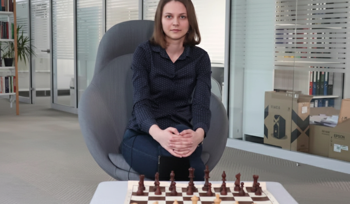 Ukrainian chess player Anna Muzychuk playing at the Candidates Tournament 2026