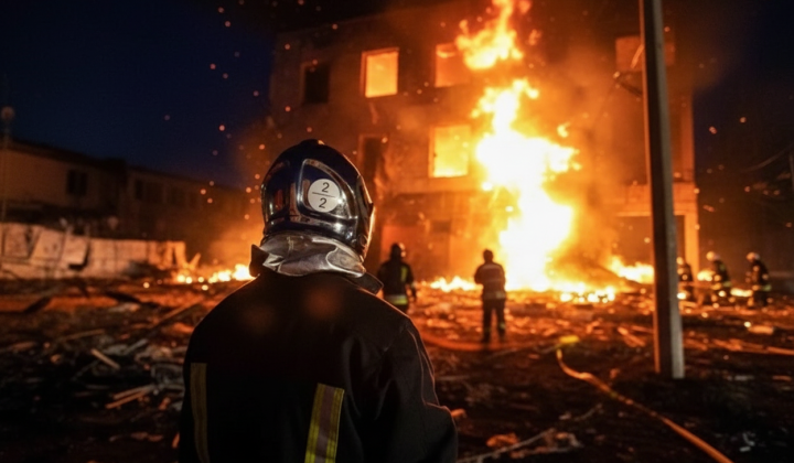 Consequences of mass attack in Ukraine