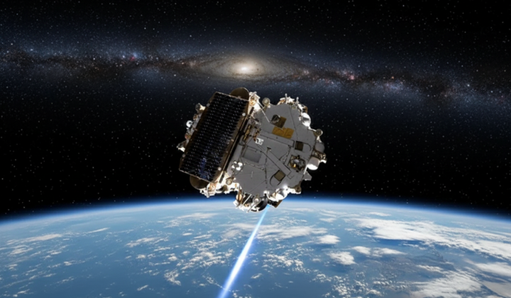 Satellites similar to Starlink in space