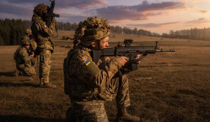 Soldiers of Skela battalion in previous battle