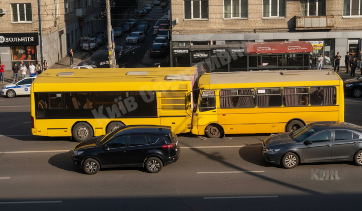 Accidents involving bus and motorcyclists