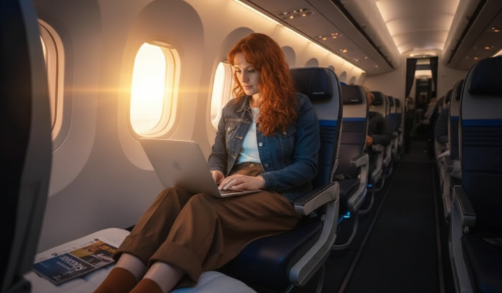 Ліжка в економ-класі на борту United Airlines