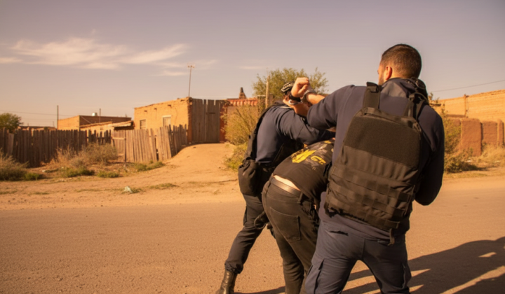 Armed military personnel detained on vacation