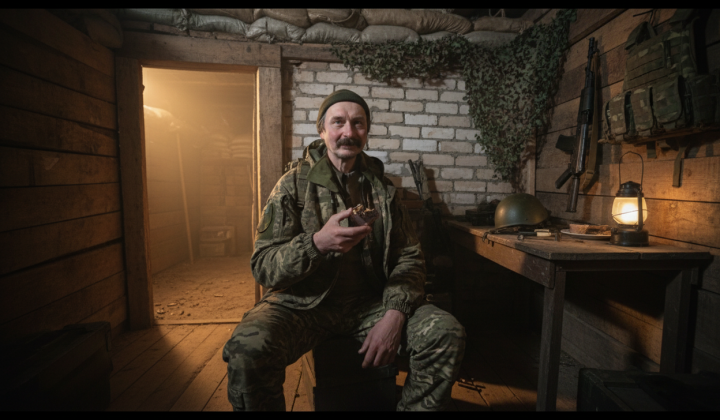Украинский воин вернулся в подразделение