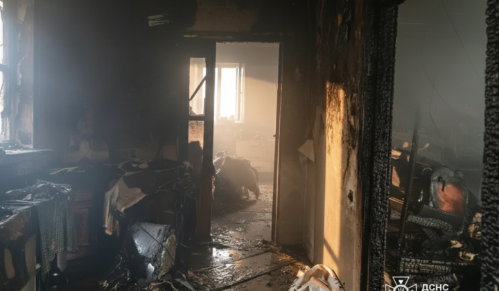Fire in Kyiv region
