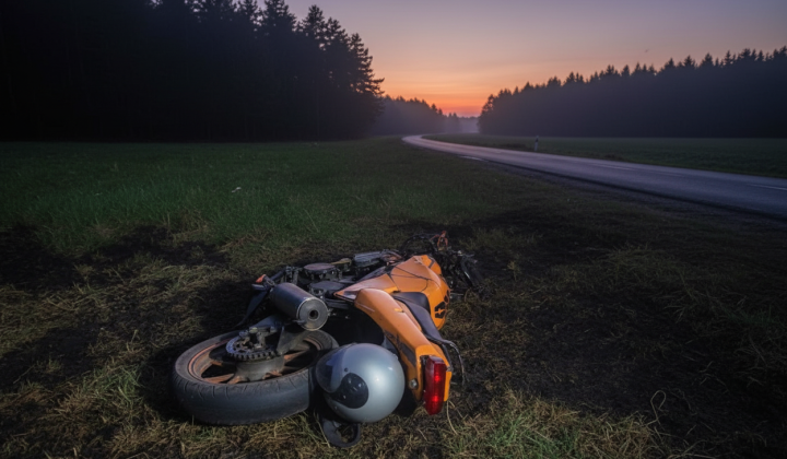 Fatal accident in Kyiv region: motorcyclist collided with cultivator