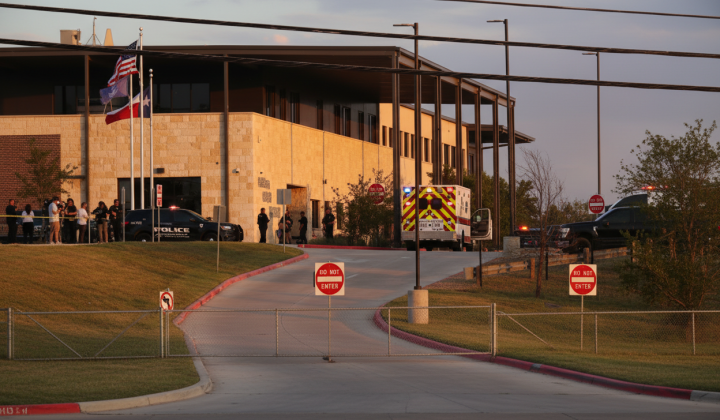 Teacher killed and shooter in Texas