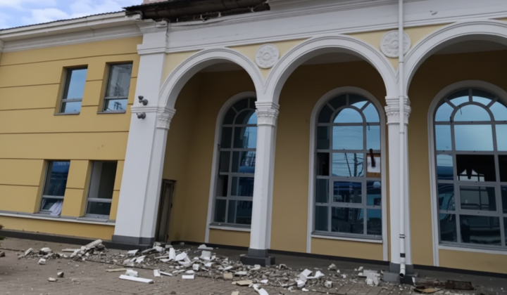 Російська атака на залізничну інфраструктуру Слов'янська