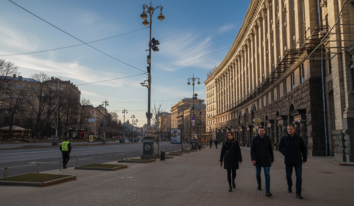 Closed Khreshchatyk for repairs