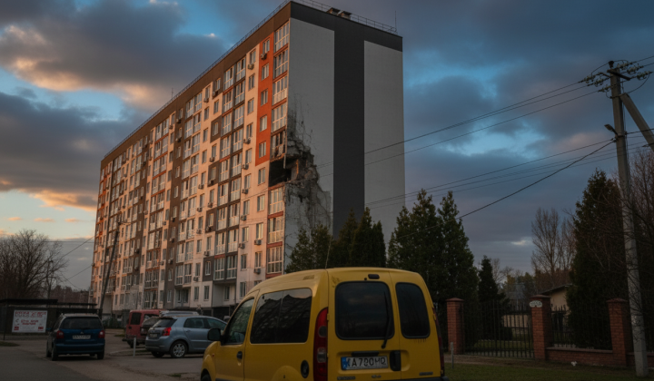 Ворожий дрон влучив у житловий будинок