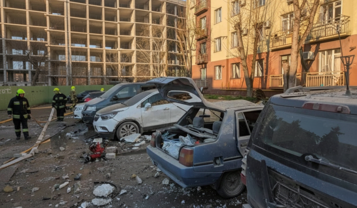 Russian military crimes: drone attack in Odessa