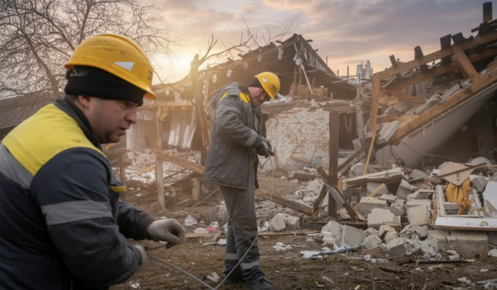 Будинок зруйновано внаслідок атаки