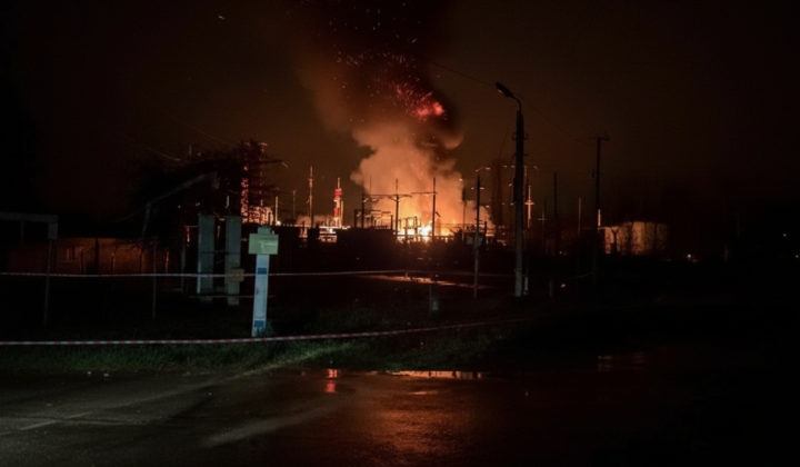 Fire at the 'Crimean' oil pumping station: drone attack