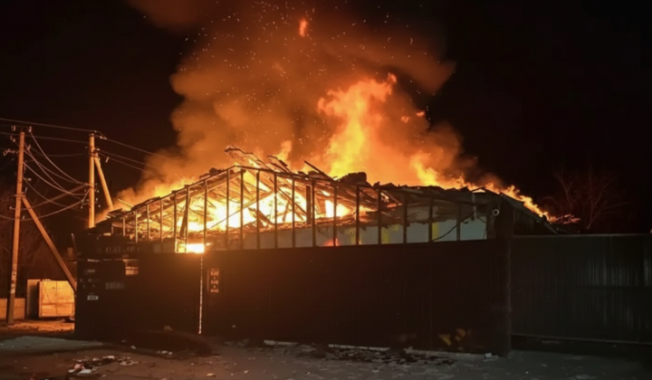 Fire at 'Nova Poshta' office: packages burned