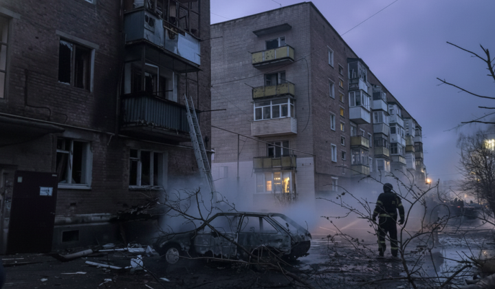 Пожежі в Конотопі через атаку Росії