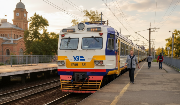 Sviatoshyn repair details of circular railway