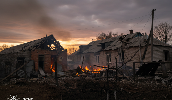 Russian drones attacked Kramatorsk