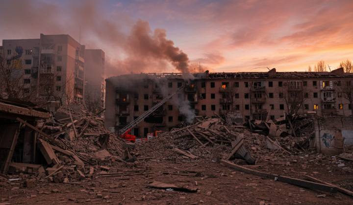 Russia strikes Slavyansk: destroyed monument and buildings