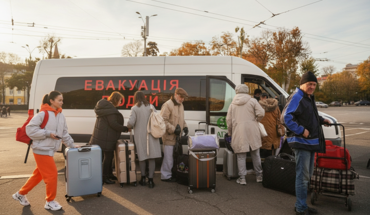 Евакуація дітей з Харківщини