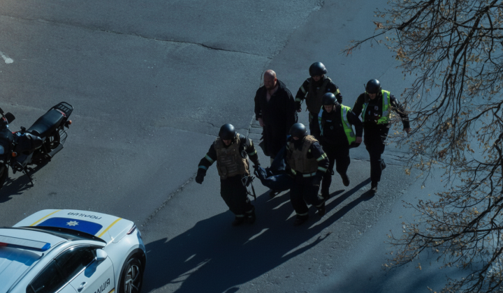 Shooting in supermarket in Kyiv