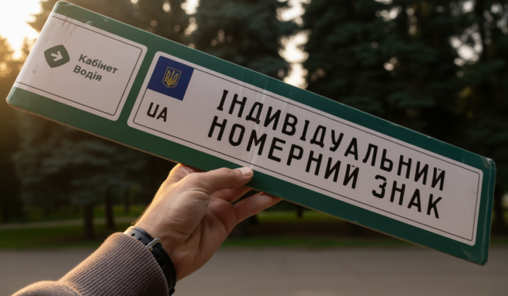 Ordering custom license plates online in Ukraine