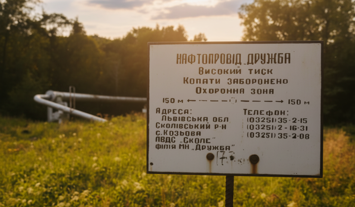 Транзит російської нафти через Україну