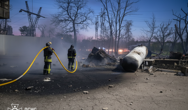 Пожежа на АЗС в Краматорську