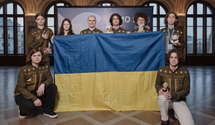 Ukrainian schoolchildren with 8 medals